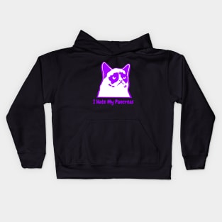 I Hate My Pancreas - Purple Kids Hoodie